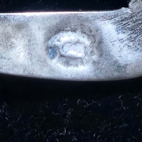 Alpaca mexican Turquoise Shell Inlay Cuff Bracelet Southwestern Boho - Picture 3 of 6